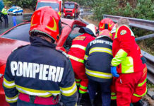 Accident pe DN6 în comuna Prunișor. Un tânăr de 17 ani a ajuns la spital