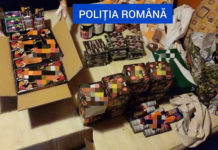 250 de kilograme de articole pirotehnice, descoperite în Dolj, în urma a două percheziţii